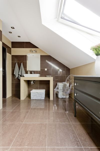 Attic Bathroom Installation in Santa Cruz