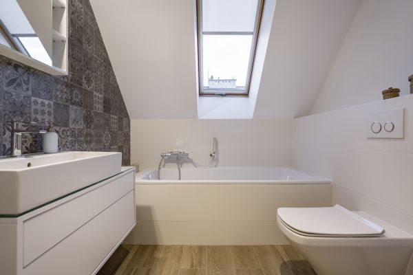 Attic Bathroom Construction in Santa Cruz